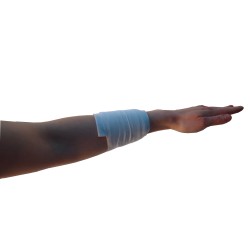 Sterile compress bandage, 4 x 4 in, sold individually.
