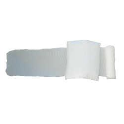 Sterile compress bandage, 4 x 4 in, sold individually.