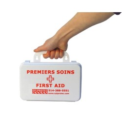 First aid kit meets CAN/CSA Z1220-17 for isolated worker or vehicle 5 persons and more.