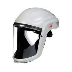 Partie faciale 3M avec casque dur de base pour les systèmes de protection respiratoire de 3M. Facteur de protection de 25.