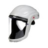 Partie faciale 3M avec casque dur de base pour les systèmes de protection respiratoire de 3M. Facteur de protection de 25.
