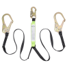 Peakworks Y-lanyard with an energy absorbing inner core and a strong polyester webbing, 200-350 lb.