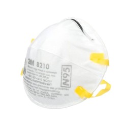 3M N95 particulate respirator for protection from solids & non-oil based liquids particles.