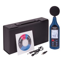 Sound Level Meter and Data Logger three ranges from 30 to 130 dB, type 2, Reed Instruments
