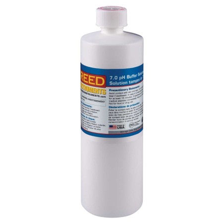 Solution tampon de 7.0 pH pour Ph metre de Reed instruments.