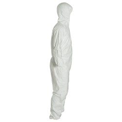 Disposable TYVEK 400  coveralls with hood, sold by unit