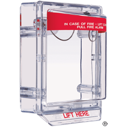 Couvercle Stopper II sans alarme locale, mais avec instructions en anglais pour station manuelle en surface