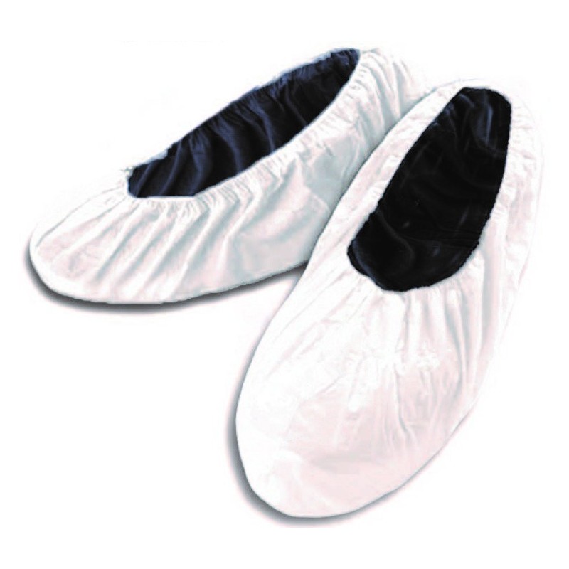 White shoes cover made of microporous with anti-slip, bt/300 unit