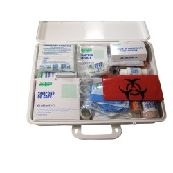 Trousse de premiers soins conforme CAN/CSA Z1220-17 risque élevé pour 25 travailleurs et moins