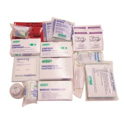 Trousse de premiers soins conforme CAN/CSA Z1220-17 pour travailleur isolé ou véhicule 5 personnes et plus