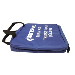 Large size first aid kit with WaterJel dressings & CoolJel topical agent items for soothing minor burns care