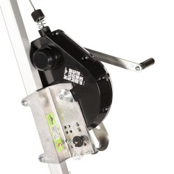 Ligne de vie récupératrice de 96 pi modèle SRL-73303-96 de Peakworks câble acier galvanisé