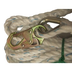 Ensemble 50 pieds de Peakworks de protection antichute pour couvreur de 99 lb à 253 lb