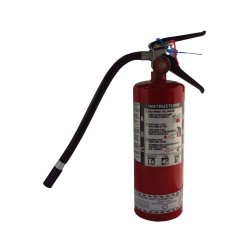 Fire extinguisher hose strap for 3/8 in diameter hose 5 lb
