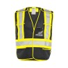 Economical high-visibility orange safety vest, one size class 2 level 2, without pockets