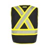 Economical high-visibility orange safety vest, one size class 2 level 2, without pockets