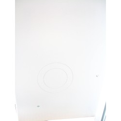 Recessed cabinet for fire hose of 75 to 100 ft and fire extinguisher of 5 or 10 lb, white