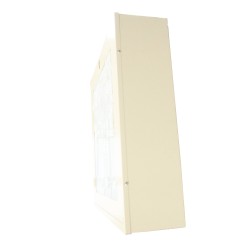 Cabinet de surface pour boyau d'incendie de 75 à 100 pieds et extincteur de 5 ou 10 lbs.