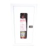 Semi-recessed built-in cabinet for 5 lbs powder fire extinguishers, pre-painted white