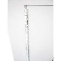 Recessed built-in cabinet for 5 lbs powder fire extinguishers, pre-painted flat white