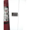 Recessed built-in cabinet for 10 lbs powder fire extinguishers, pre-painted flat white