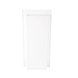 Recessed built-in cabinet for 10 lbs powder fire extinguishers, pre-painted flat white