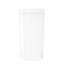 Recessed built-in cabinet for 10 lbs powder fire extinguishers, pre-painted flat white
