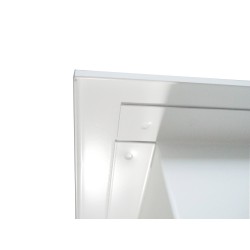 Recessed built-in cabinet for 10 lbs powder fire extinguishers, pre-painted flat white