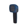 Stroboscope, freezes the motion and measures the speed of a rotating object, without contact