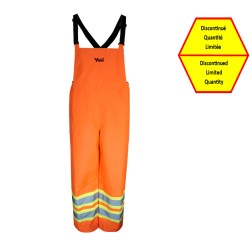 Hi-Viz orange Handyman® 300D pants for extreme conditions with silver & yellow stripes, CSA, Class 2, Level 2 (S-3XL)
