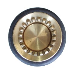 Brass NPSH female threaded nozzle with adjustable stream for 1.5" diameter fire hose