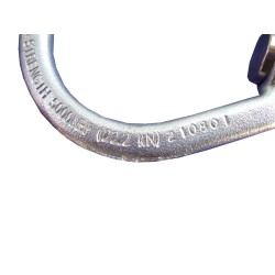 Reusable concrete anchorage connector for fall protection. This stainless steel anchorage connector supports 400 lb