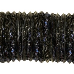 Flexible ventilation duct with wire, 10 in diameter intake, 25 ft length for PREDATOR 750 air scrubbers