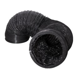 Conduit ventilation souple et armature 12po-25pi pour purificateur air