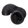 Conduit ventilation souple et armature 12po-25pi pour purificateur air