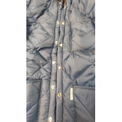 Long freezer coat with polar, snap and 3 pockets