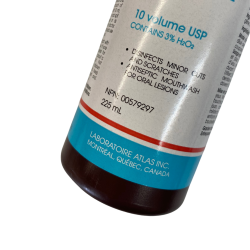 Peroxyde d'hydrogène 225 ml, 3 % de concentration