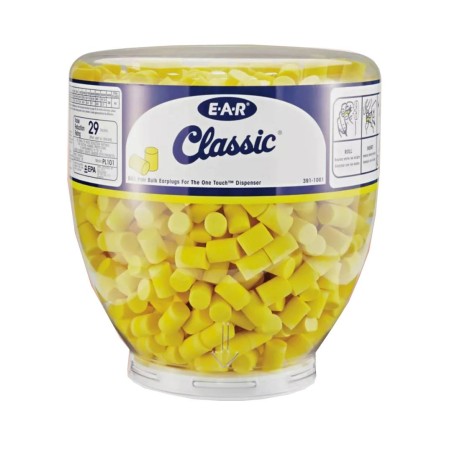 Disposable earplug dispenser refill 500 units 29 dB