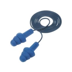 Bouchon réutilisable détectable 340-4007 UltraFit et corde, 25 dB, 100 paires