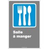 Affiche CDN«Salle à manger» de langue française: formats variés, matériaux divers, d’autres langues & options