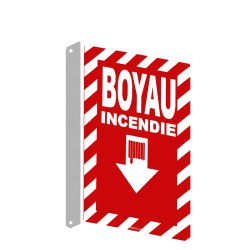 French emergency "Fire Hose" with transverse crosshatch