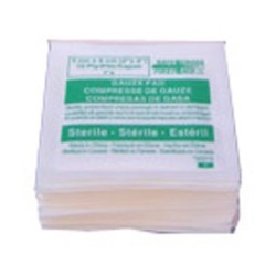 Tampons de gaze (stériles) 2 po. X 2 po., pqt de 25  