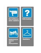 CSA posters to designate general places.