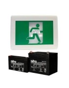 Exit sign & emergency lighting unit and accessories.