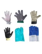 Gant jetable, cuir, anti-coupure, anti-vibration, chaud-froid.