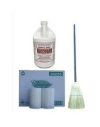 Sanitary products for cleaning and disinfecting.