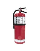 ABC & BC dry chemical, water mist, CO2 fire extinguishers.