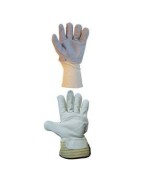 Leather or split-leather palm gloves.
