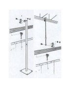 Accessoires de montage pour rideaux industriels